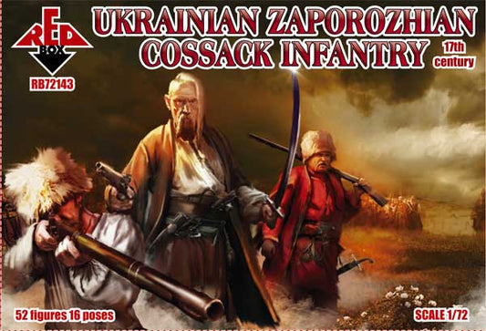 Red Box RB72143 1:72 Ukrainian Zaporozhian Cossacks infantry