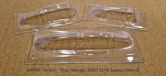 Rob Taurus RBT48086 1:48 Dassault_Mirage 2000D/N open/closed, for Heller