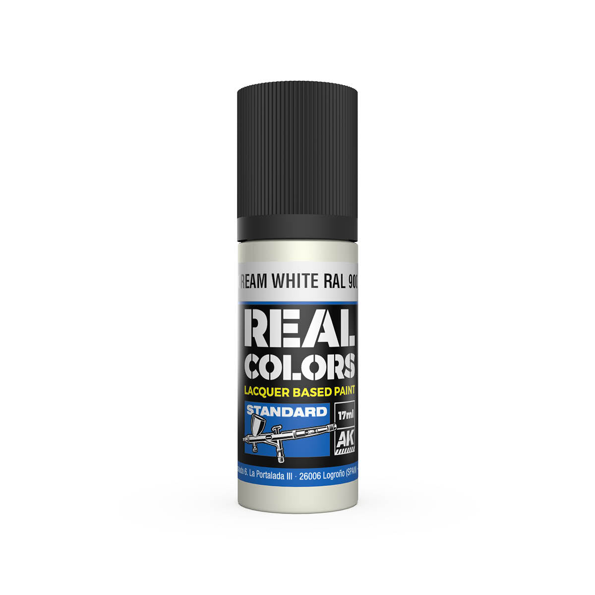 AK Interactive RC807 Cream White RAL 9001 17ml Real Colours Lacquer Paint