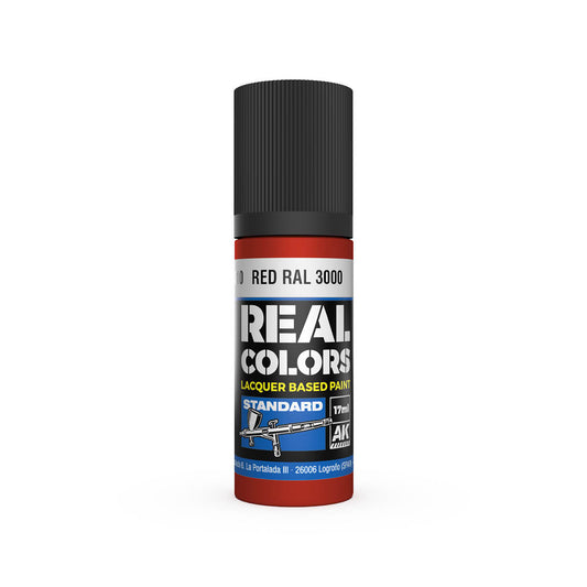 AK Interactive RC810 Red RAL 3000 17ml Real Colours Lacquer Paint