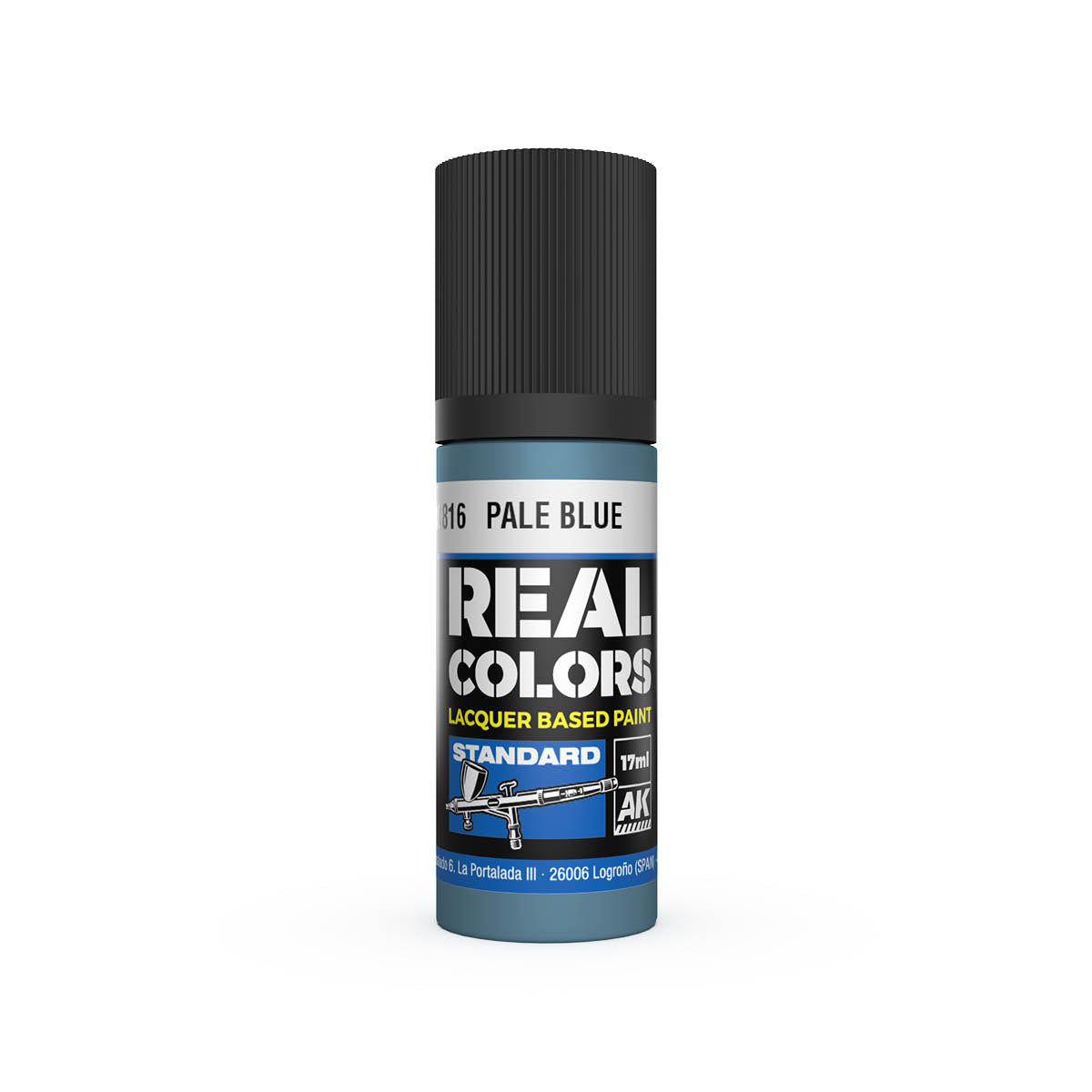 AK Interactive RC816 Pale Blue 17ml Real Colours Lacquer Paint