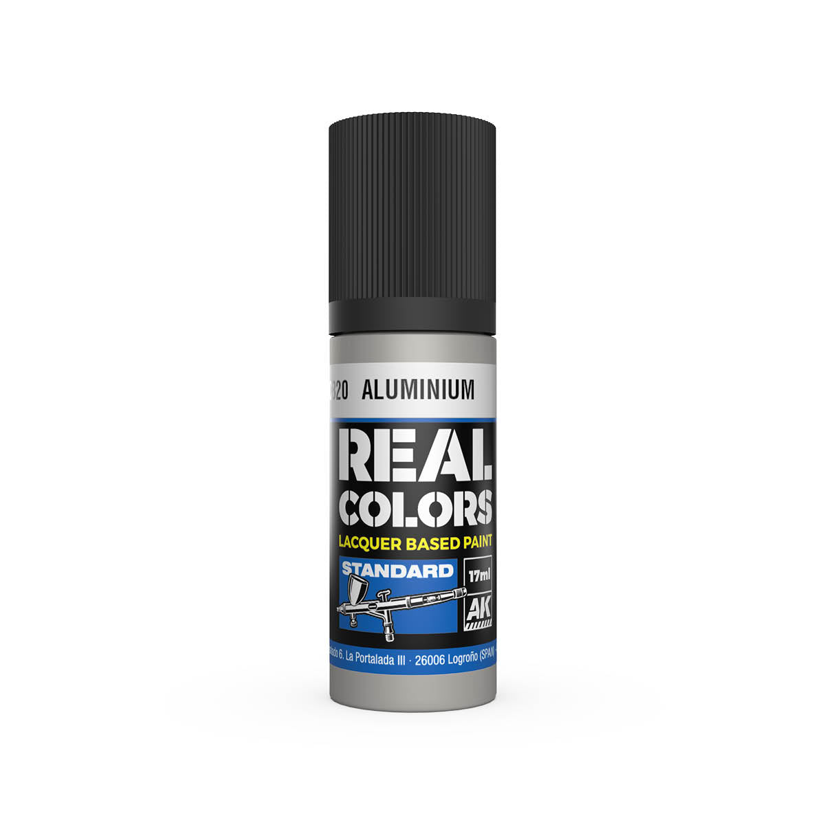 AK Interactive RC820 Aluminium 17ml Real Colours Lacquer Paint