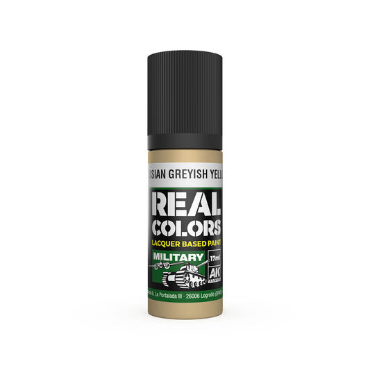 AK Interactive RC878 Russian Greyish Yellow 17ml Real Colours Lacquer Paint