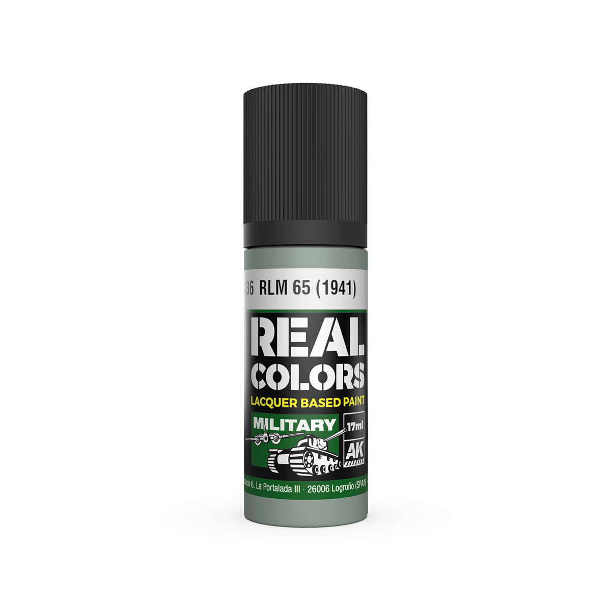 AK Interactive RC936 RLM 65 (1941) 17ml Real Colours Lacquer Paint