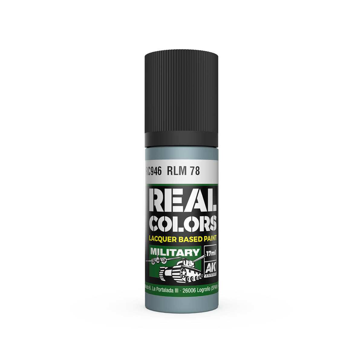 AK Interactive RC946 RLM 78 17ml Real Colours Lacquer Paint