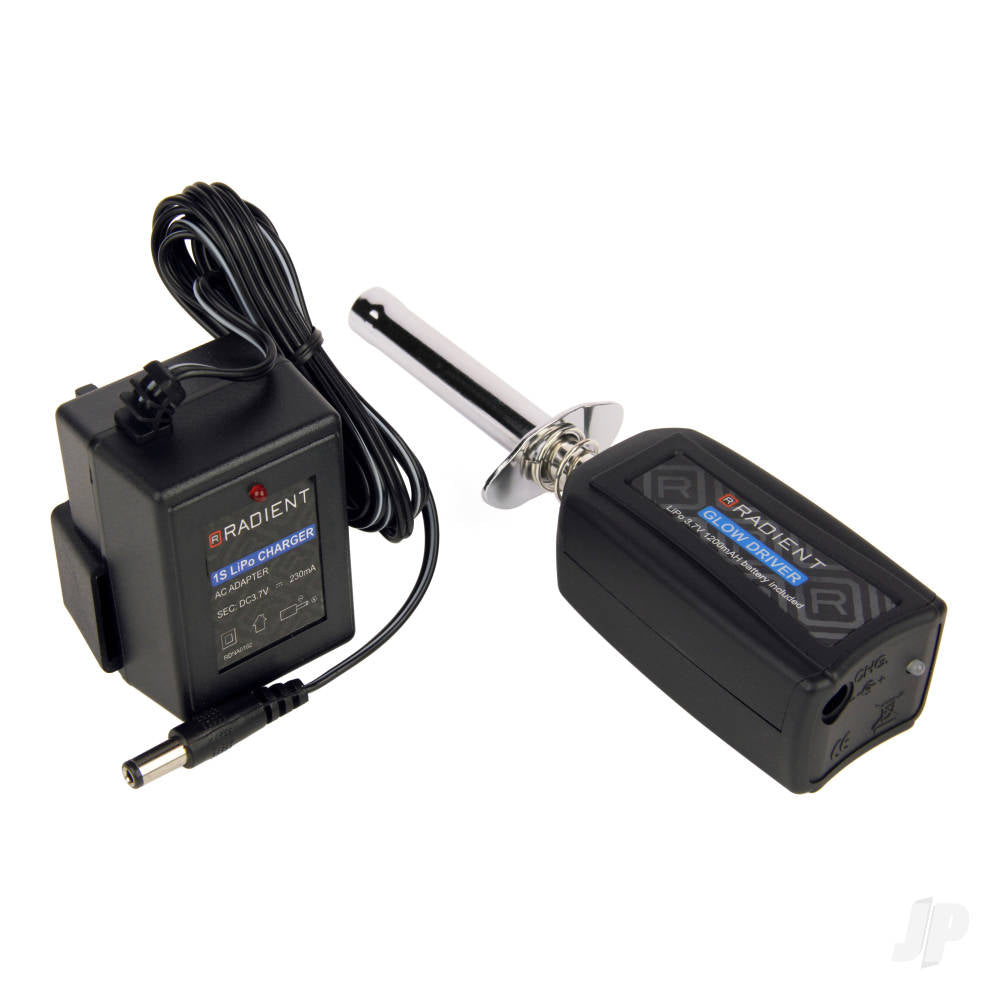 Radient Glo-Start Pocket w LiPo-Charger (Clamping) (UK) A0177
