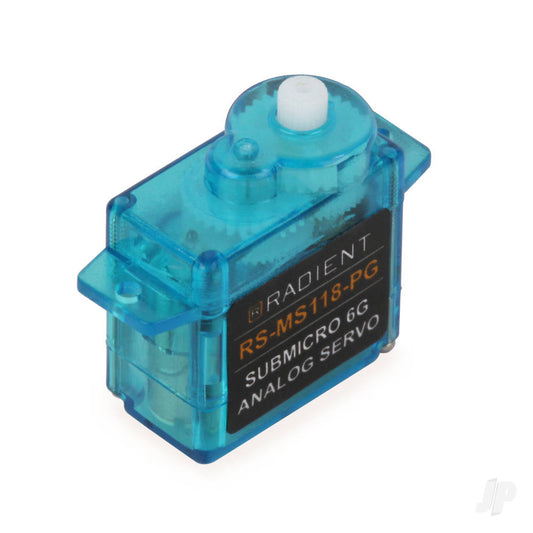 Radient RS-SM118-PG Sub-Micro 6g Analog Servo A0407