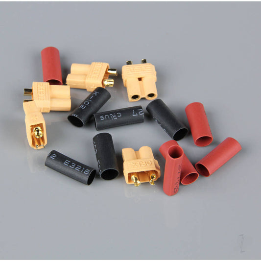Radient XT30 Female (Battery End) including Heat Shrink (5 pcs) AC010019