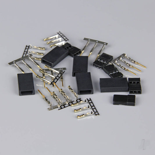 Radient Hitec / JR Connectors Pairs with Gold Pins (5 pcs) AC010083