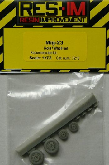 RES-IM RESIM7210 1:72 Mikoyan MiG-23 Wheel set