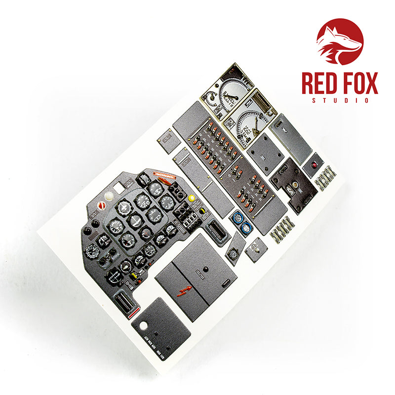 Red Fox RFS-24008 1:24 Ju-87B-2 Stuka 3D Acrylic Instrument Panel