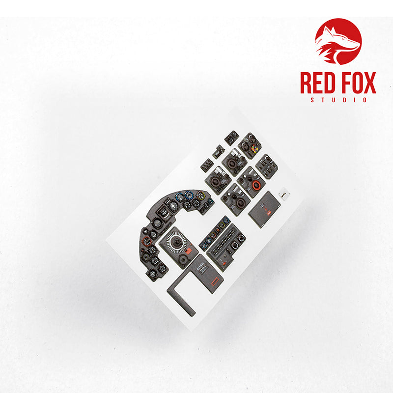 Red Fox Studio RFS-32012 1:32 Junkers Ju-88A-4 Quick Set 3D Acrylic Instr. Panel