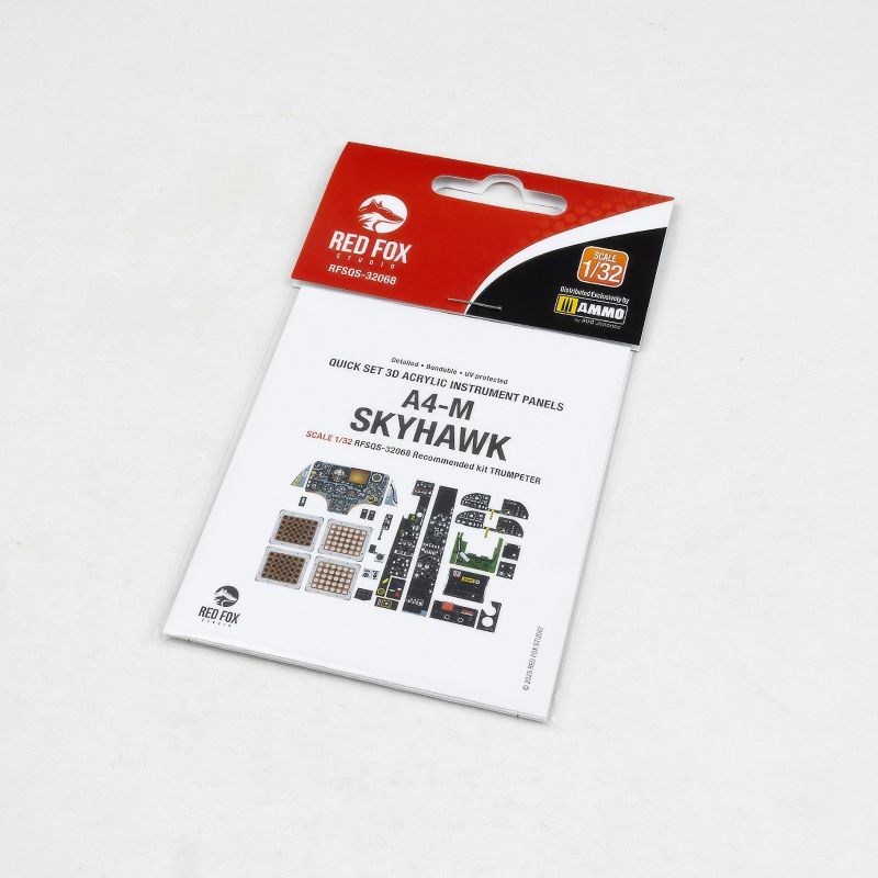 Red Fox Studio RFS-32068 1:32 Douglas A-4M Skyhawk 3D Acrylic Instrument Panel