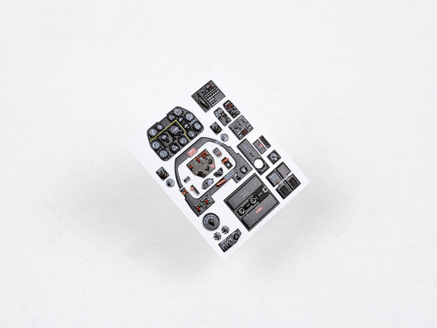 Red Fox RFS-32166 1:32 P-51D Mustang 3D Acrylic Instrument Panel
