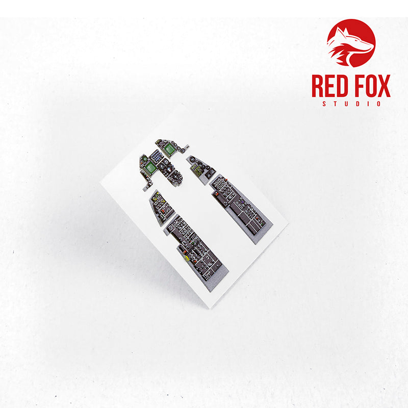Red Fox RFS-48019 1:48 F-16CJ Block 50 3D Instrument Panel