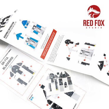 Red Fox RFS-48020 1:48 SR-71 Blackbird 3D Acrylic Instrument Panel