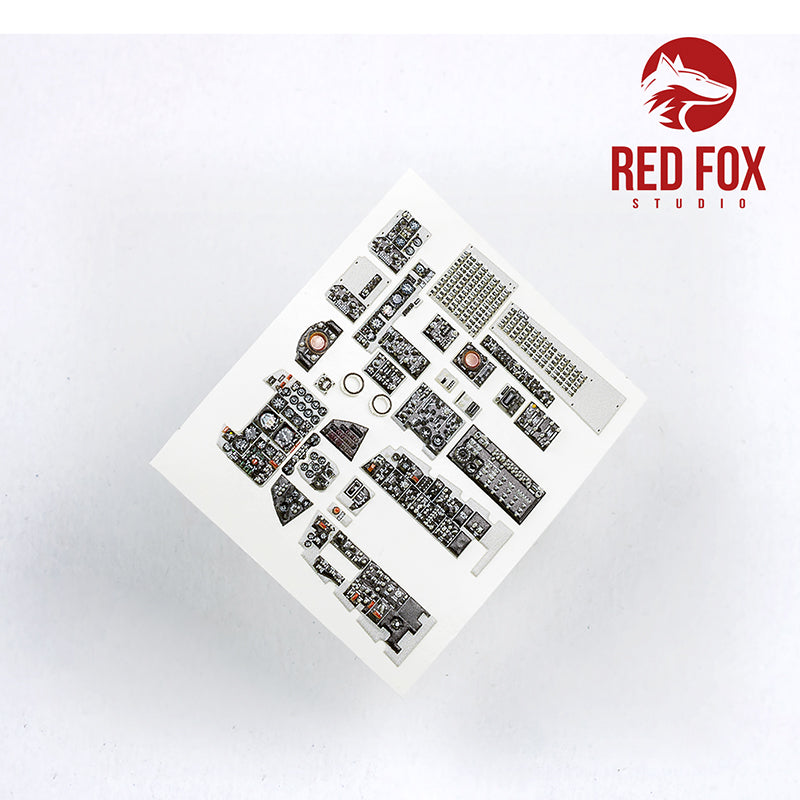 Red Fox RFS-48045 1:48 F-4B Phantom II 3D Instrument Panel