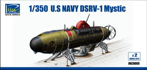 Riich Models RN28009 1:350 U.S.Navy DSRV-1 Mystic