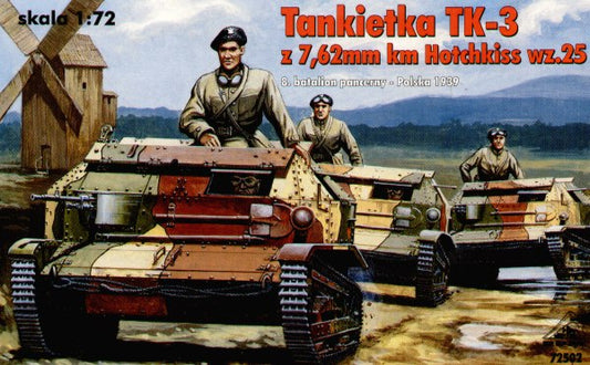 RPM RPM72502 1:72 Tankietka TK-3 with 7,62mm Hotchkiss wz.25