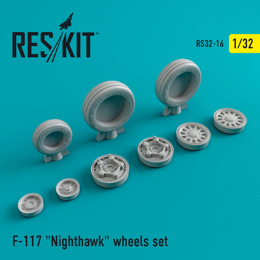 ResKit RS32-0016 1:32 Lockheed F-117A Nighthawk wheels set
