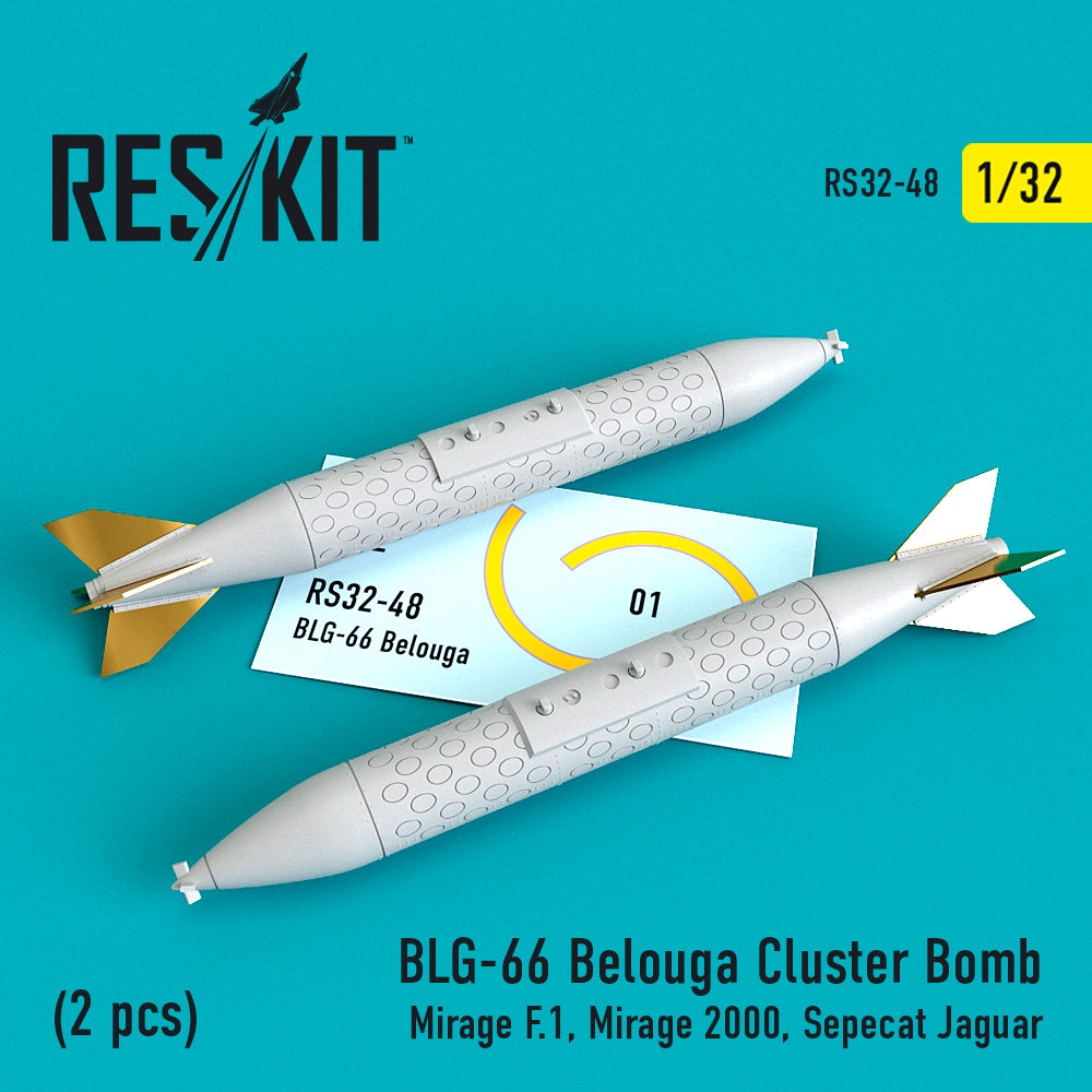 ResKit RS32-0048 1:32 BLG-66 Belouga Cluster Bomb