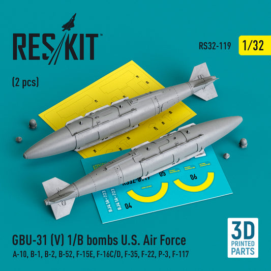 ResKit RS32-0119 1:32 GBU-31 Bomb