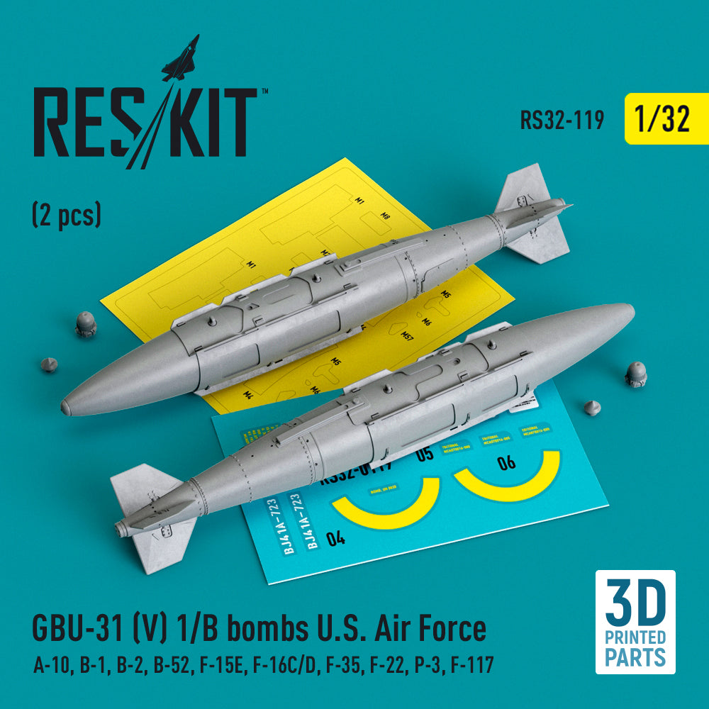 ResKit RS32-0119 1:32 GBU-31 Bomb