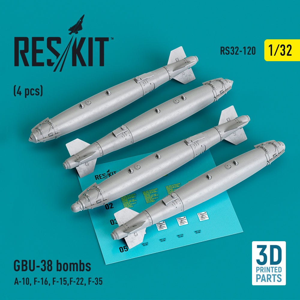 ResKit RS32-0120 1:32 GBU-38 Bomb