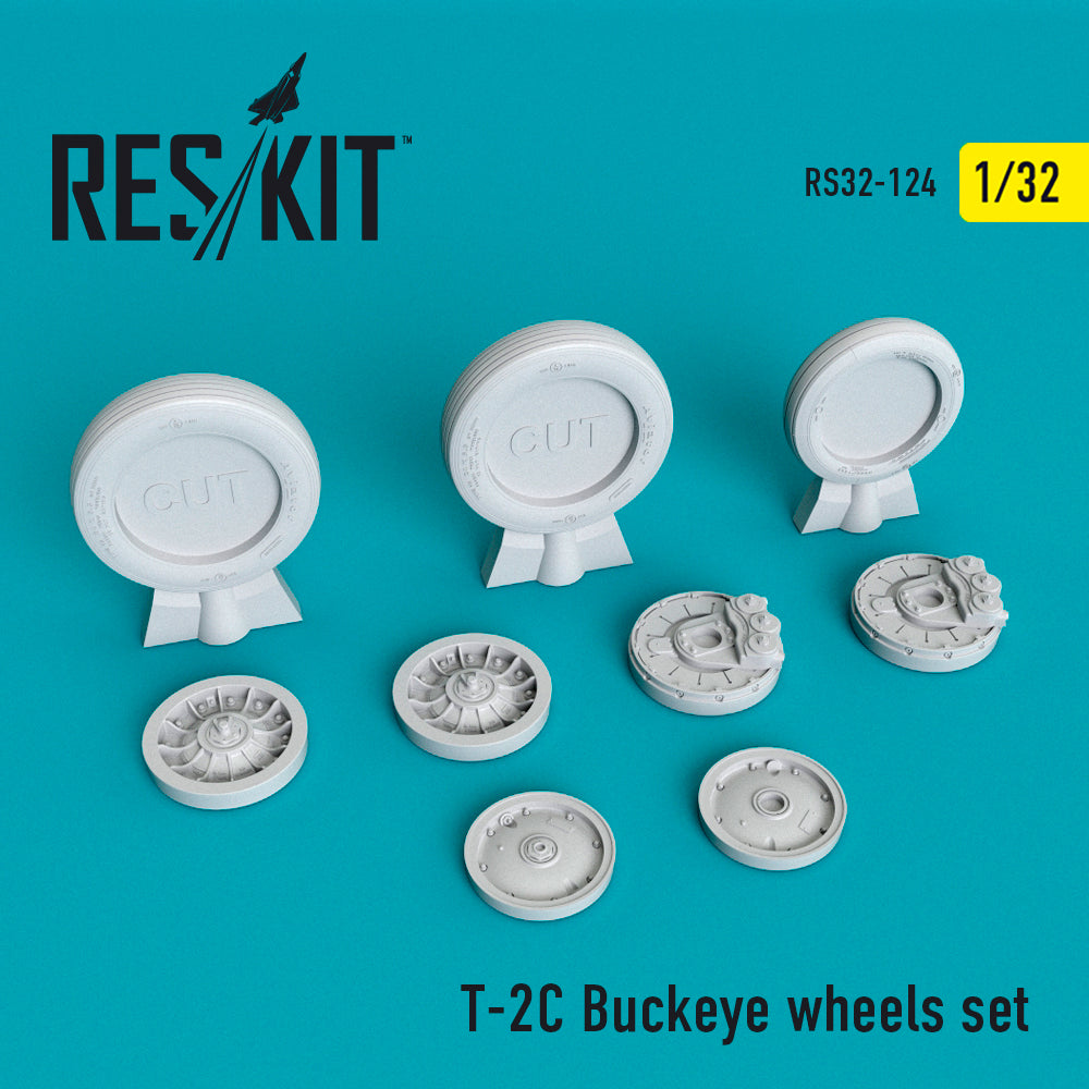 ResKit RS32-0124 1:32 North-American T-2C Buckeye wheels set