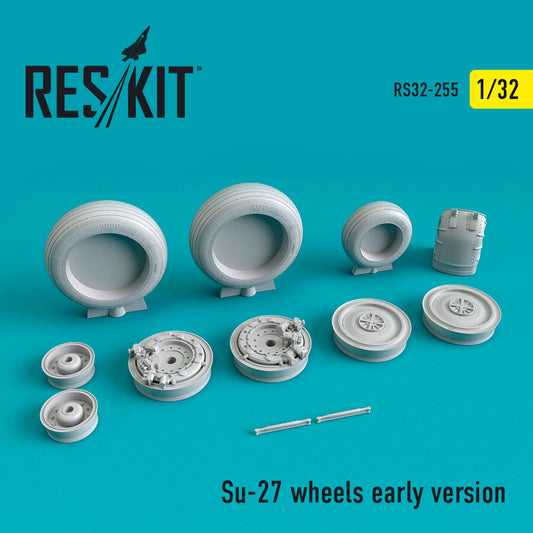 ResKit RS32-0255 1:32 Sukhoi Su-27 wheels early version