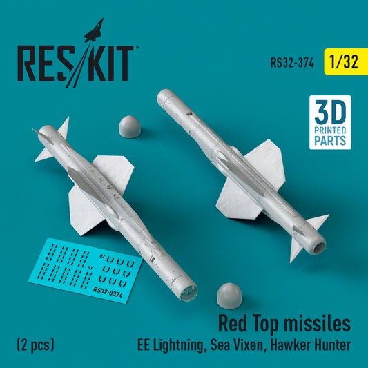 ResKit RS32-0374 1:32 Red Top missiles