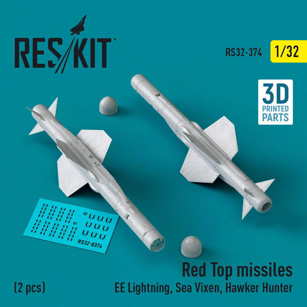 ResKit RS32-0374 1:32 Red Top missiles