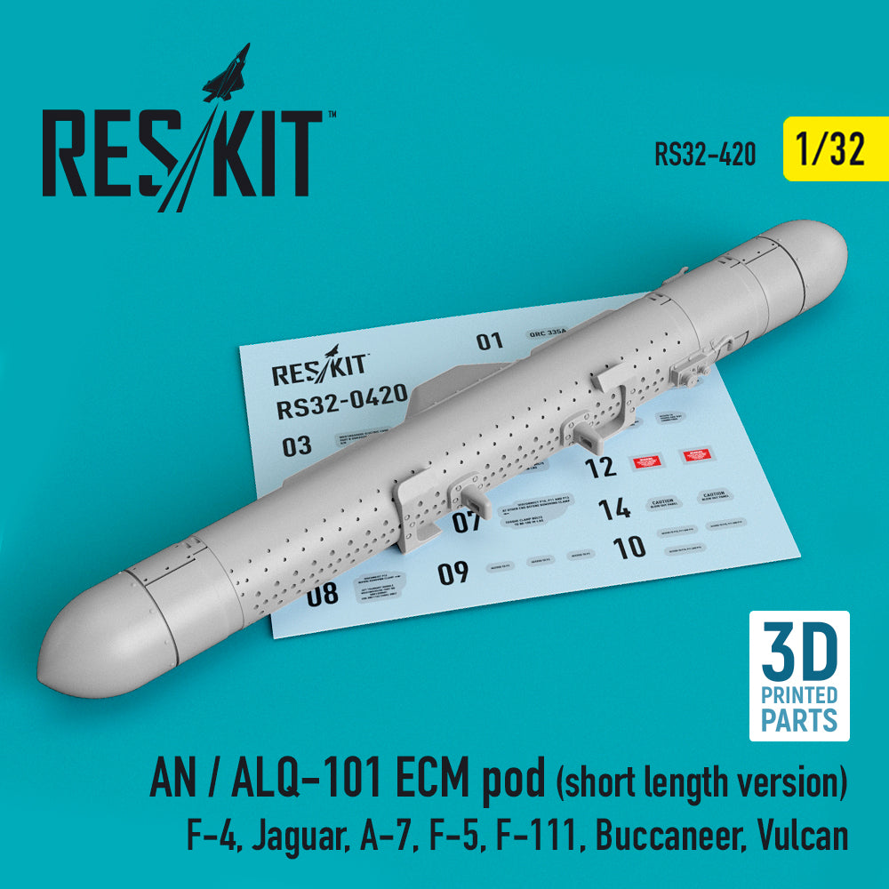 ResKit RS32-0420 1:32 AN / ALQ-101 ECM pod