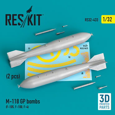 ResKit RS32-0433 1:32 M-118 GP bombs