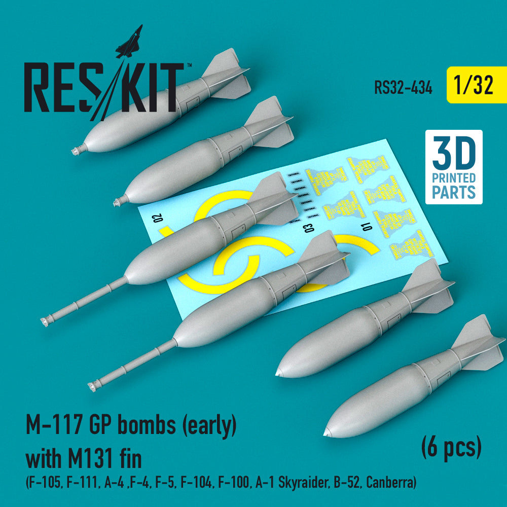 ResKit RS32-0434 1:32 M-117 GP bombs