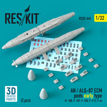 ResKit RS32-0441 1:32 AN / ALQ-87 ECM pods early type