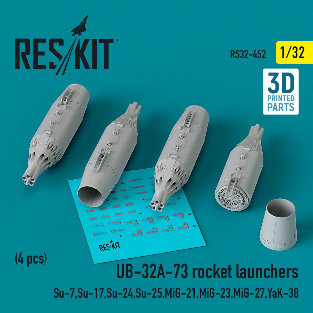 ResKit RS32-0452 1:32 UB-32A-73 rocket launchers