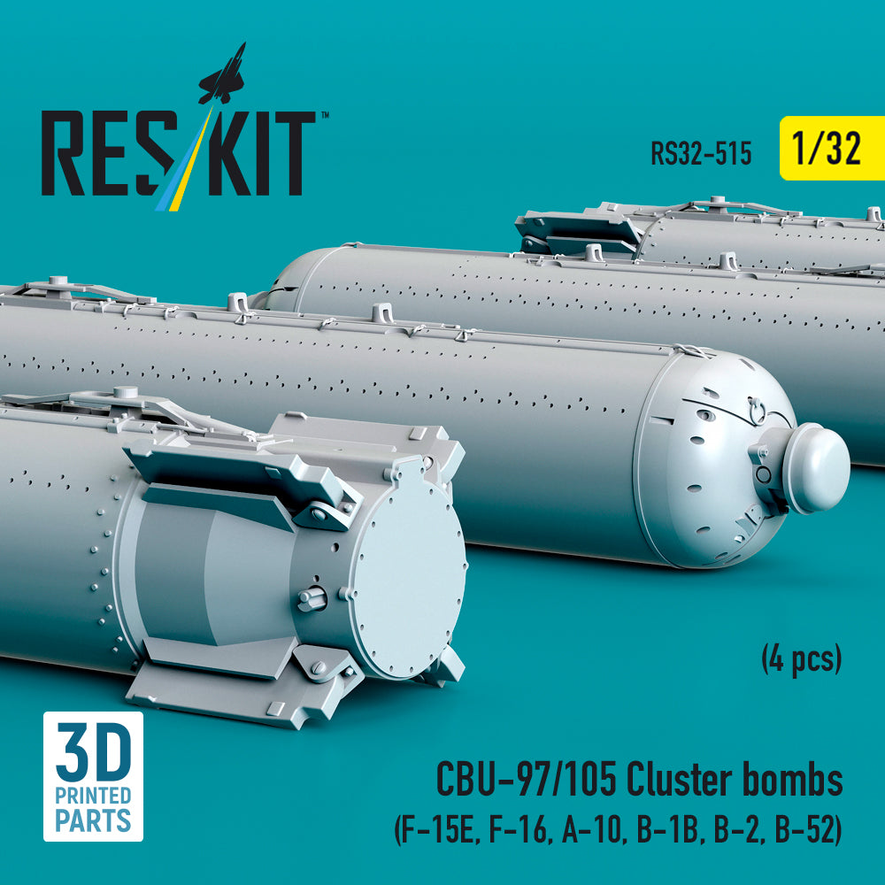 ResKit RS32-0515 1:32 CBU-97/105 cluster bombs