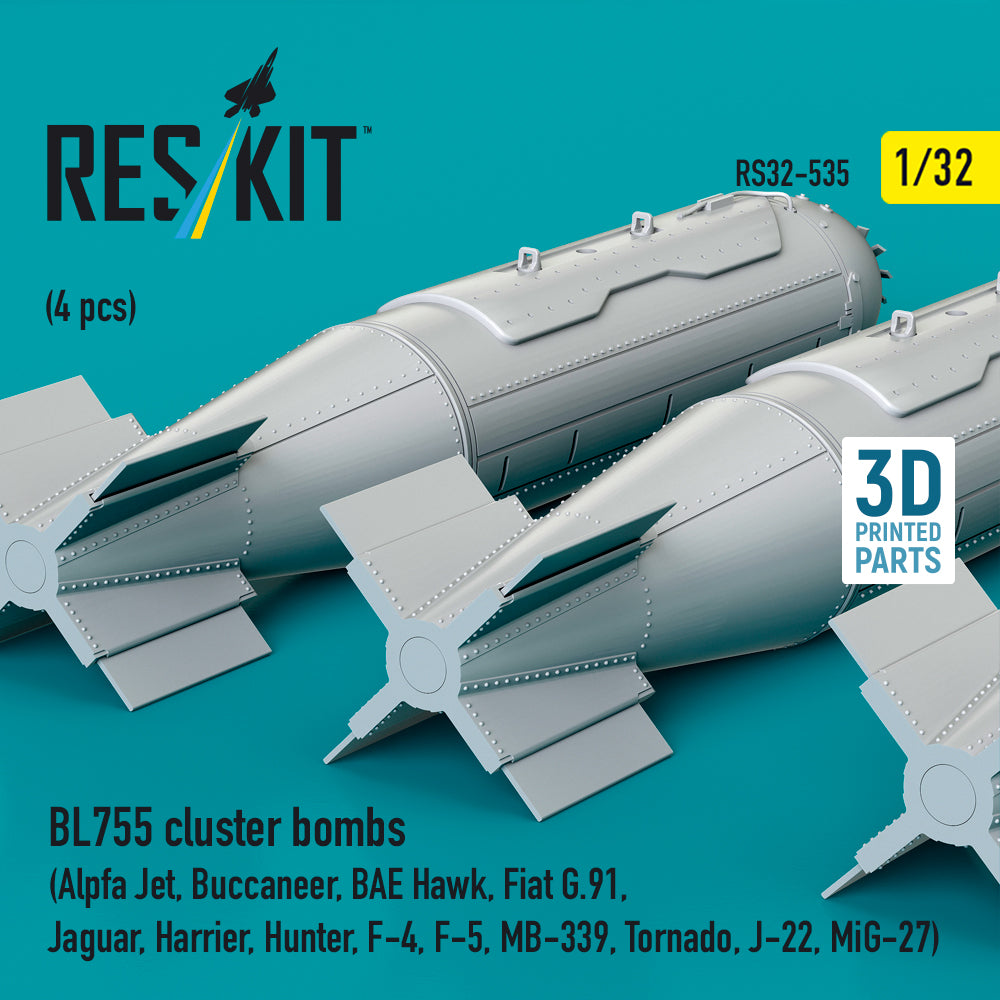 ResKit RS32-0535 1:32 BL755 cluster bombs