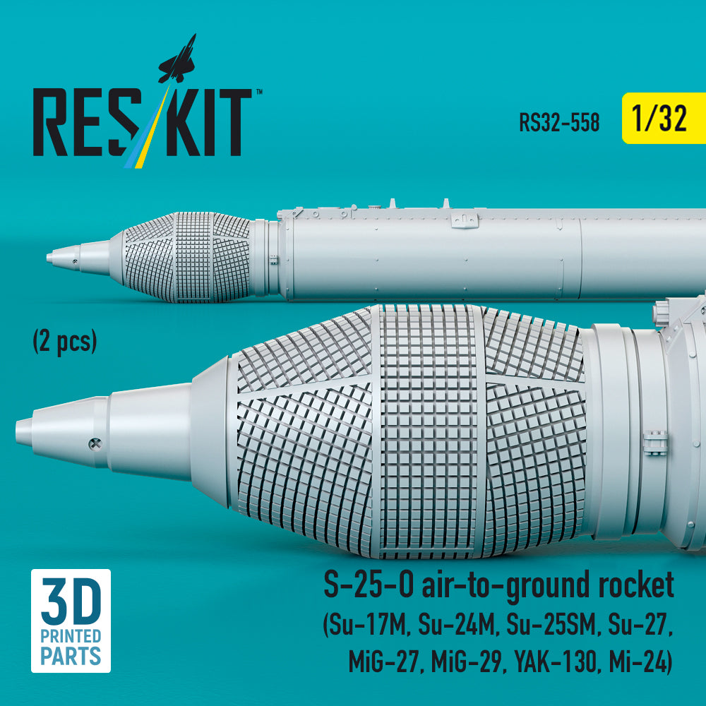 ResKit RS32-0558 1:32 S-25-O air-to-ground rocket
