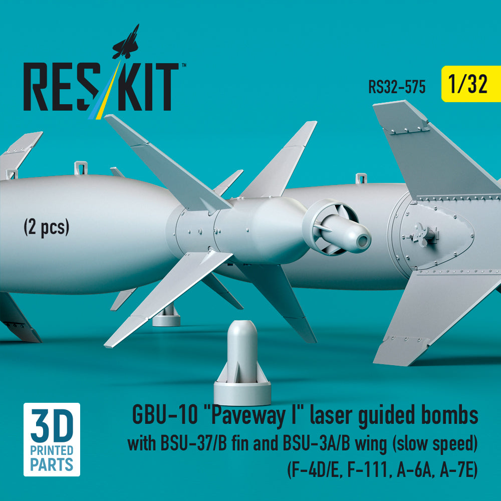ResKit RS32-0575 1:32 GBU-10 Paveway I Laser Guided Bombs