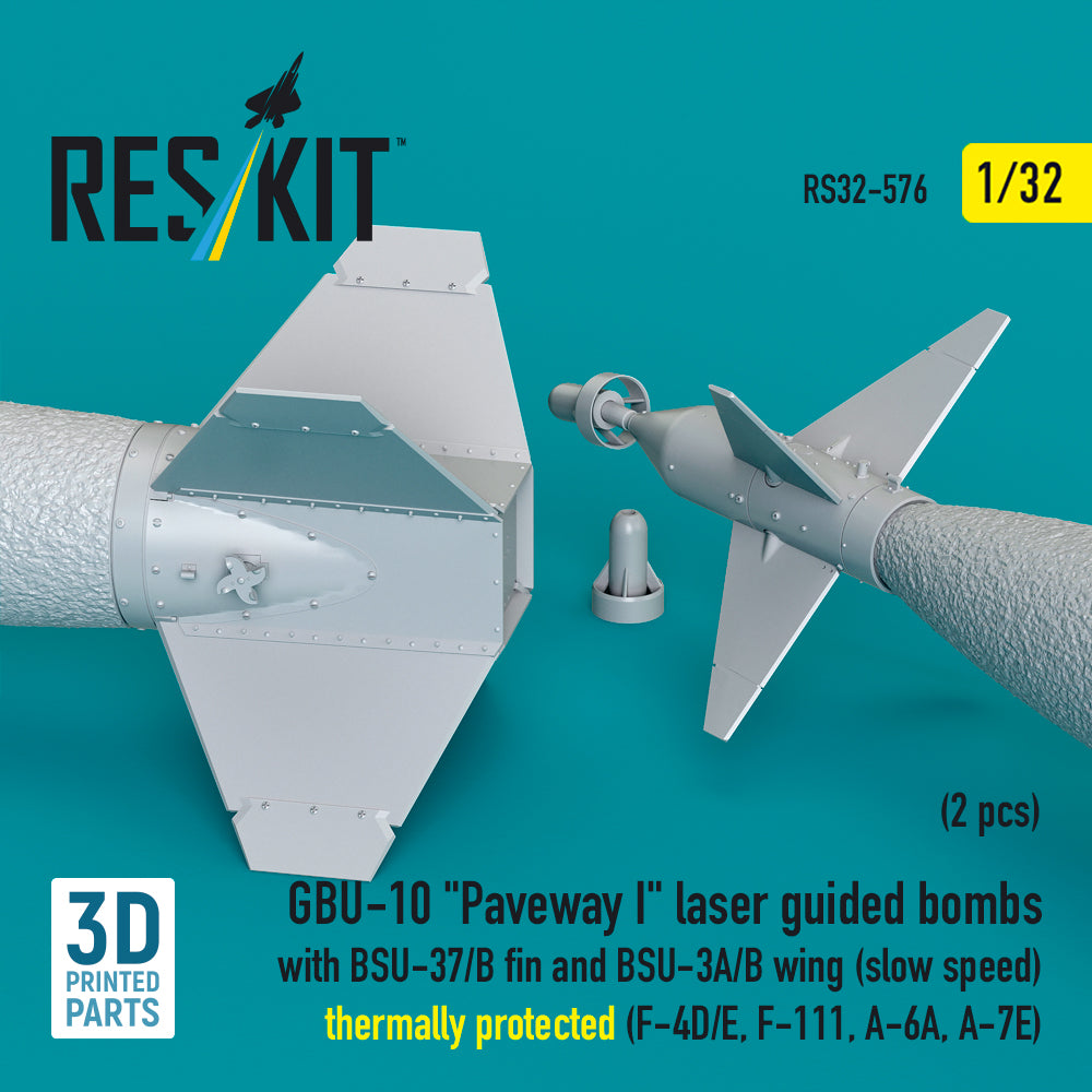 ResKit RS32-0576 1:32 GBU-10 Paveway I Laser Guided Bombs