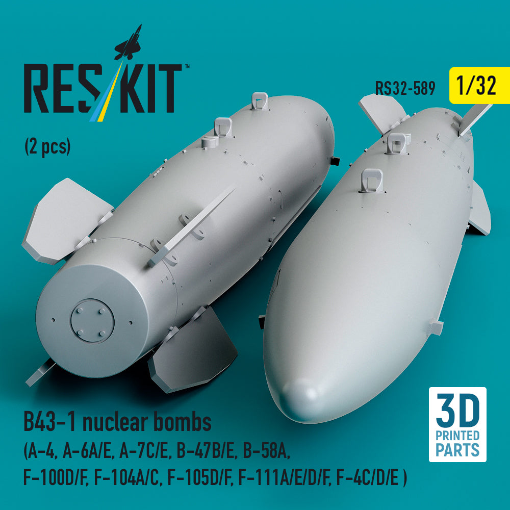 ResKit RS32-0589 1:32 B43-1 nuclear bombs