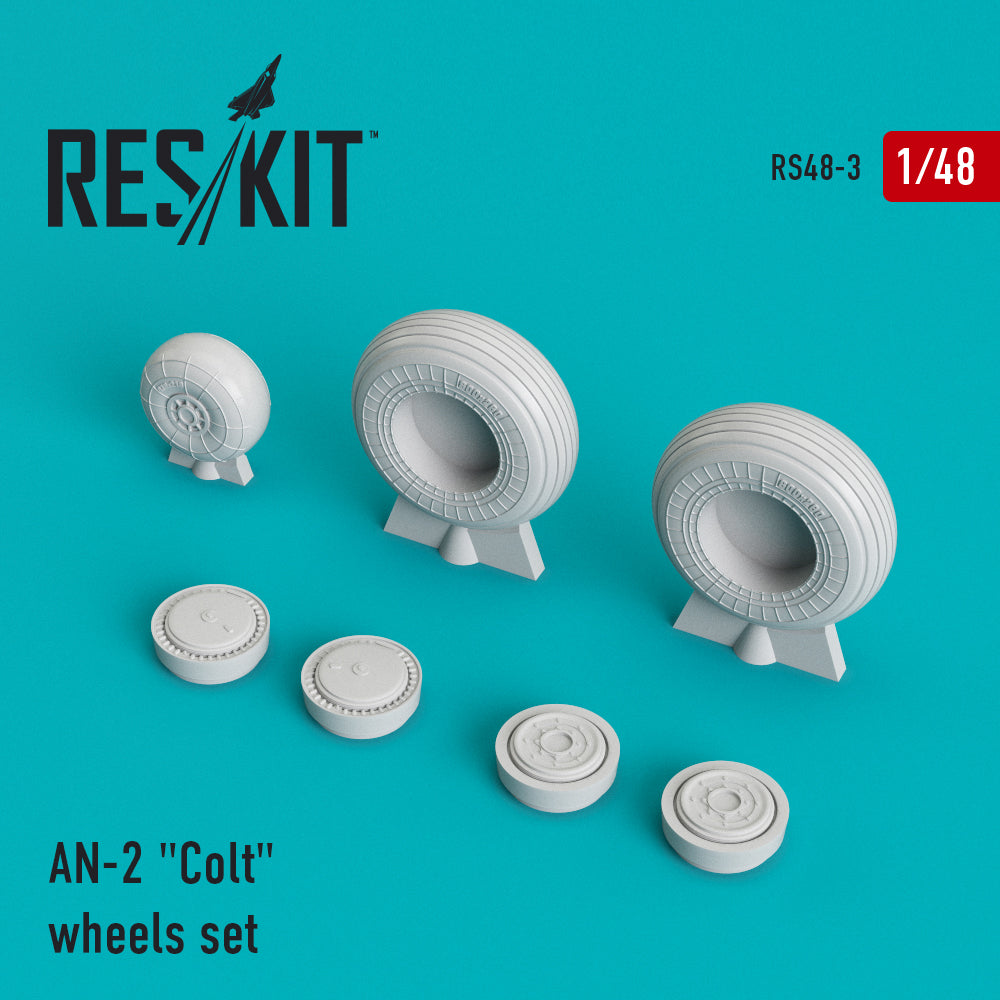 ResKit RS48-0003 1:48 Antonov AN-2 Colt wheels set