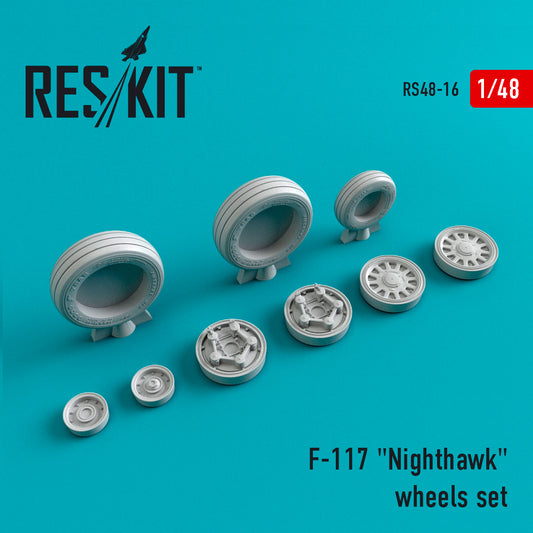 ResKit RS48-0016 1:48 Lockheed F-117 Nighthawk wheels set