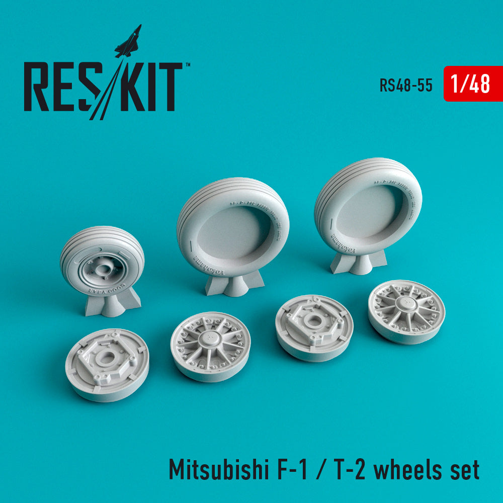 ResKit RS48-0055 1:48 Mitsubishi F-1 T-2 wheels set