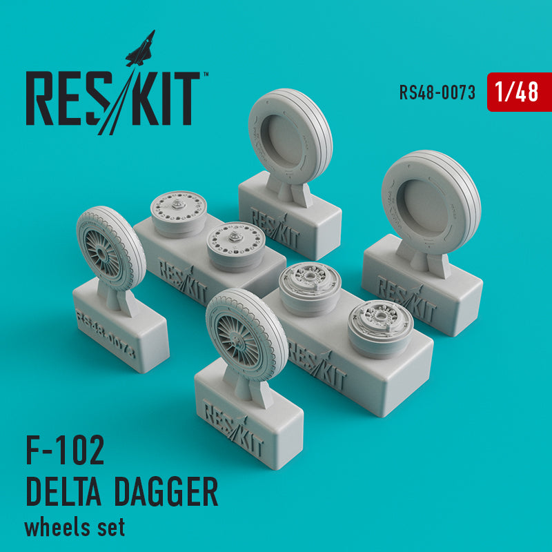 ResKit RS48-0073 1:48 Convair F-102A Delta Dagger wheels set