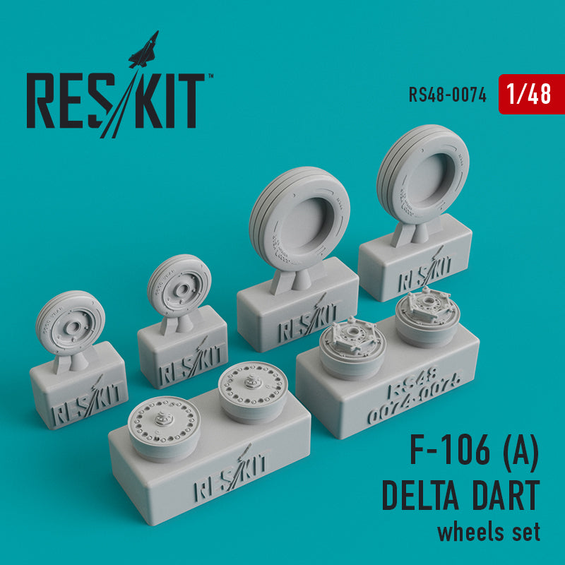 ResKit RS48-0074 1:48 Convair F-106A Delta Dart wheels set