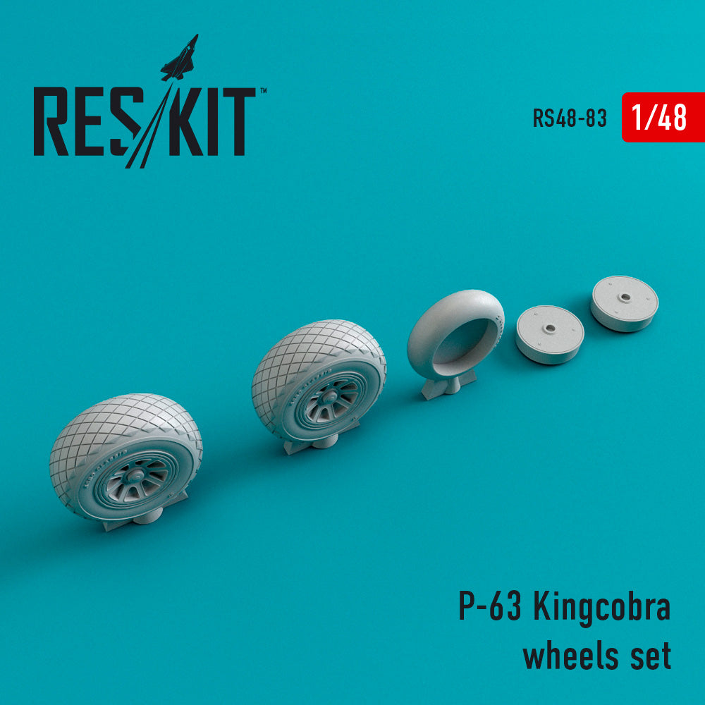 ResKit RS48-0083 1:48 Bell P-63 Kingcobra wheels set