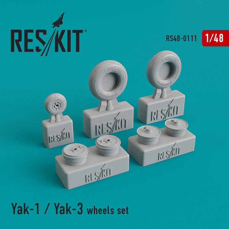 ResKit RS48-0111 1:48 Yakovlev Yak-1 / Yak-3 wheels set